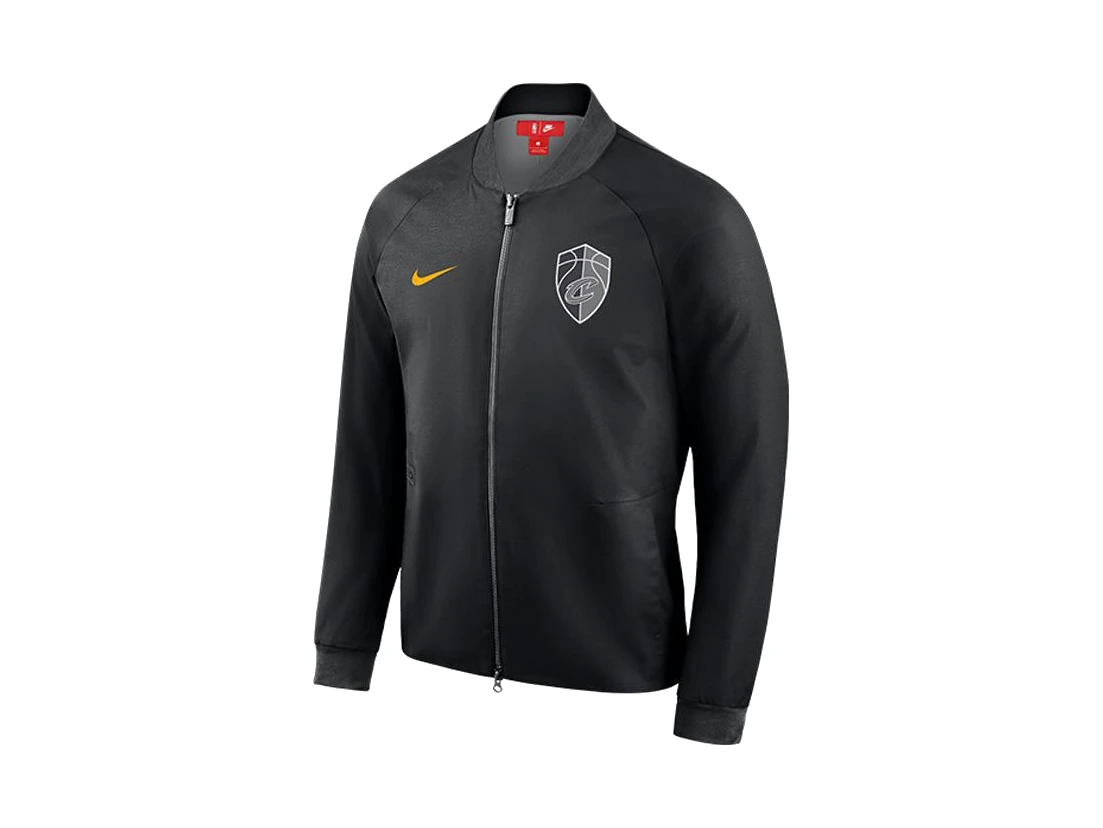 Nike x NBA Jackets Black Stand Collar