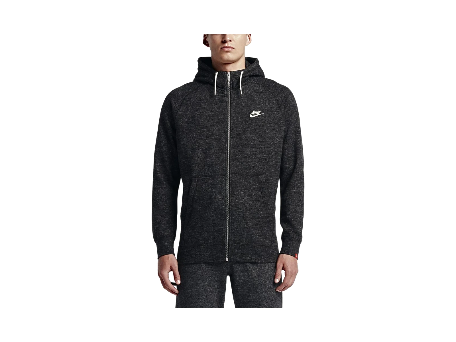 Nike Jackets Black Mixed Hooded Moderate