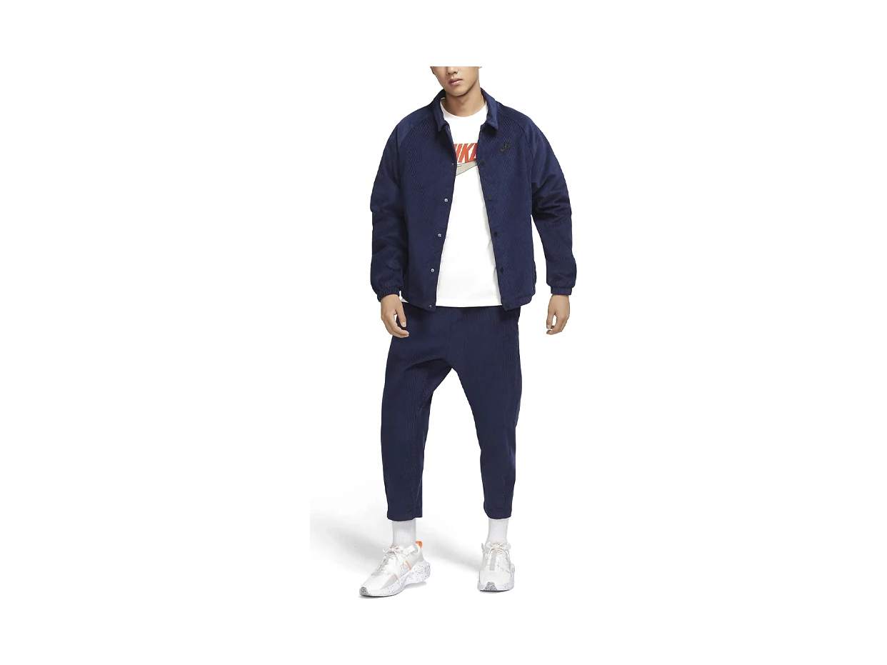 Nike Jackets Dark Navy Blue Lapel
