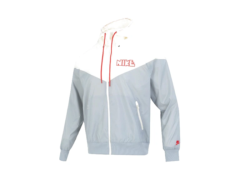 Nike Jackets Light Gray Hooded Moderate