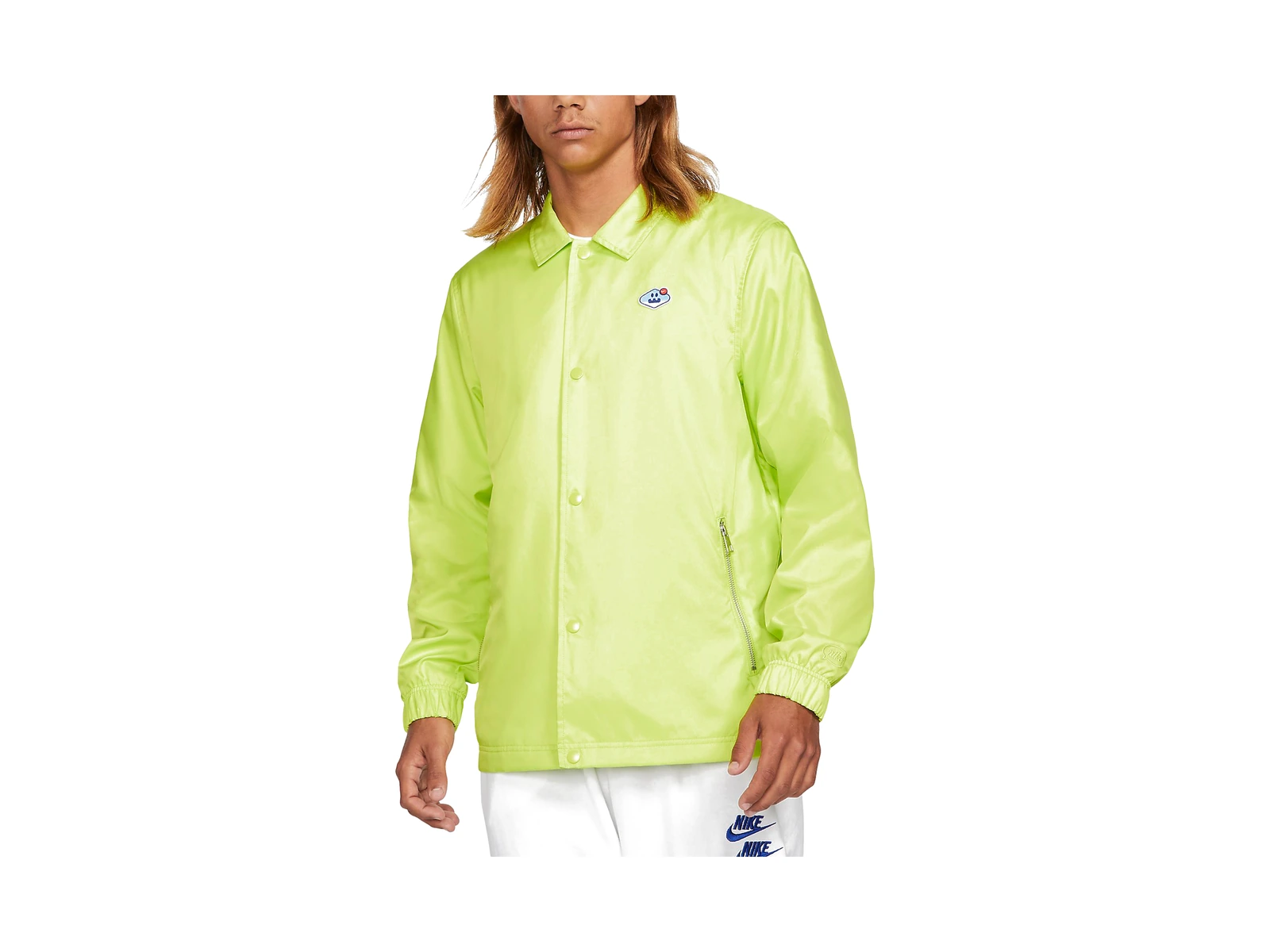 Nike Jackets Green Lapel Moderate Other