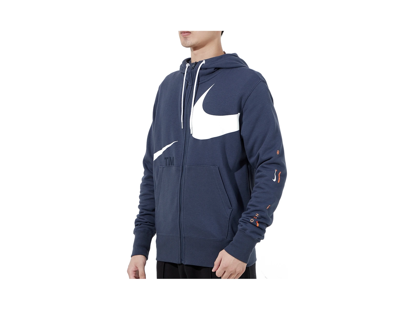 Nike Jackets Navy Blue Hooded