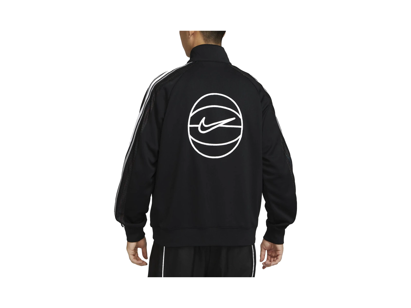 Nike Jackets Black Stand Collar Moderate