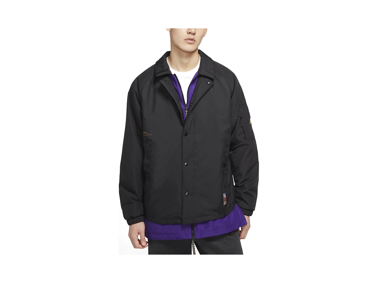 Nike Jackets Black Lapel Moderate Other