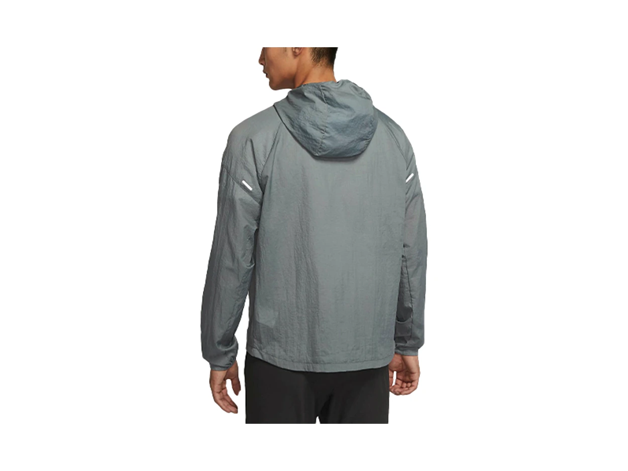 Nike Jackets Smoke Gray Hooded Moderate
