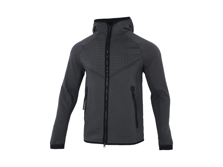 Nike Jackets Gray Hooded