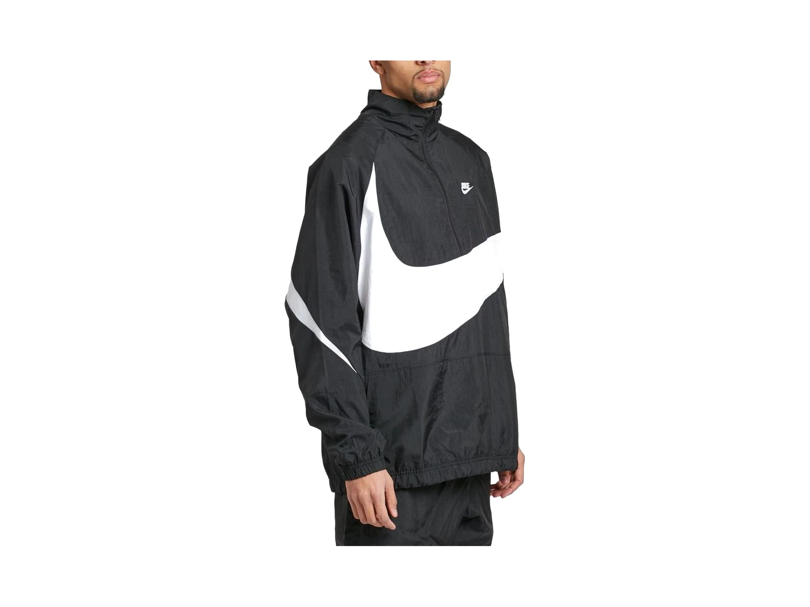 Nike Jackets Black Stand Collar Moderate