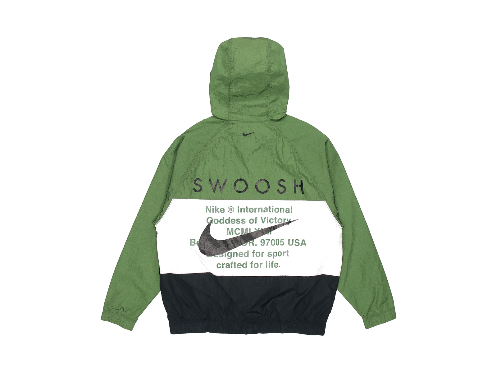 Nike Jackets Green Hooded