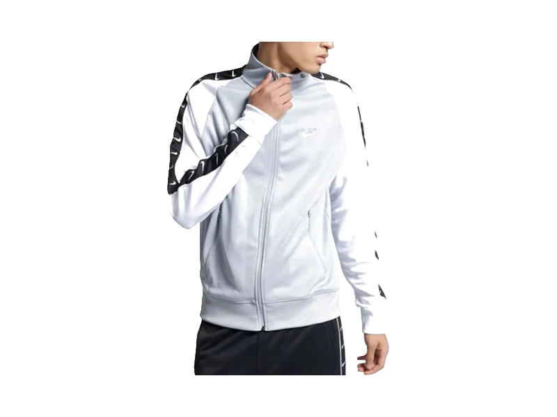Nike Jackets White Stand Collar Moderate