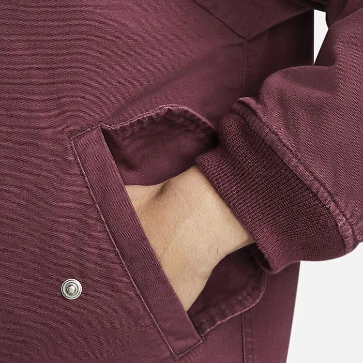 Nike Jackets Red Baseball Collar