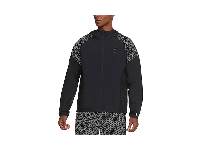 Nike Reflective Print Hooded Running