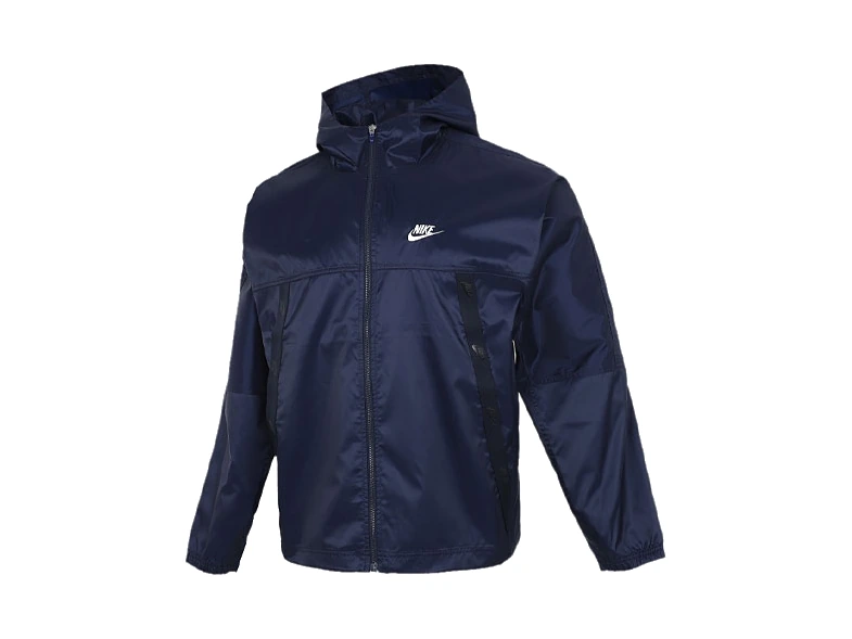 Nike Jackets Blue Hooded