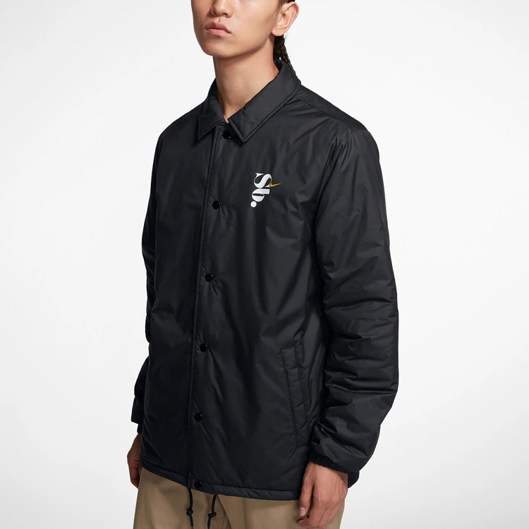 Nike Jackets Black Lapel Moderate Other