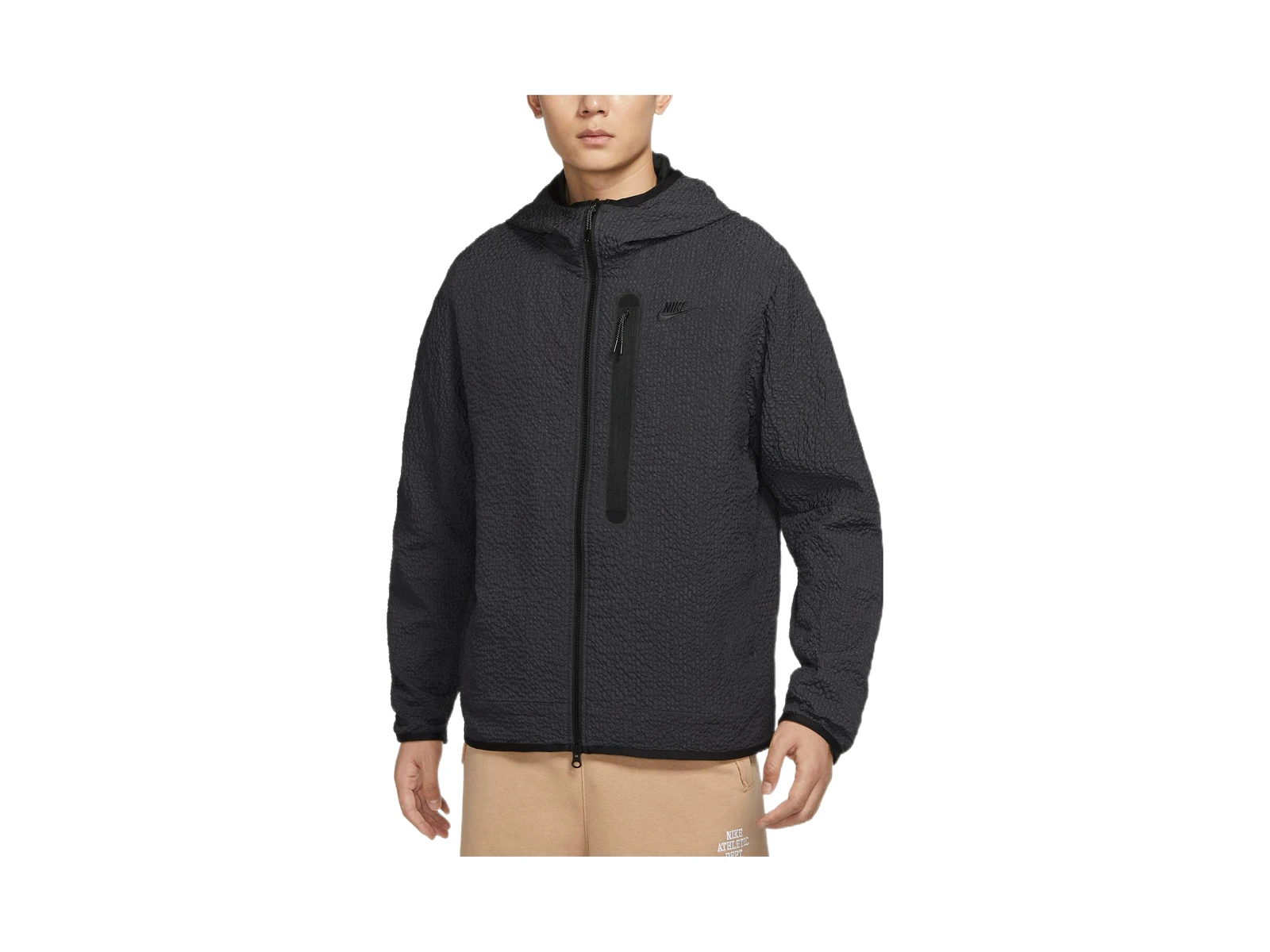 Nike Jackets Black Hooded Moderate Other
