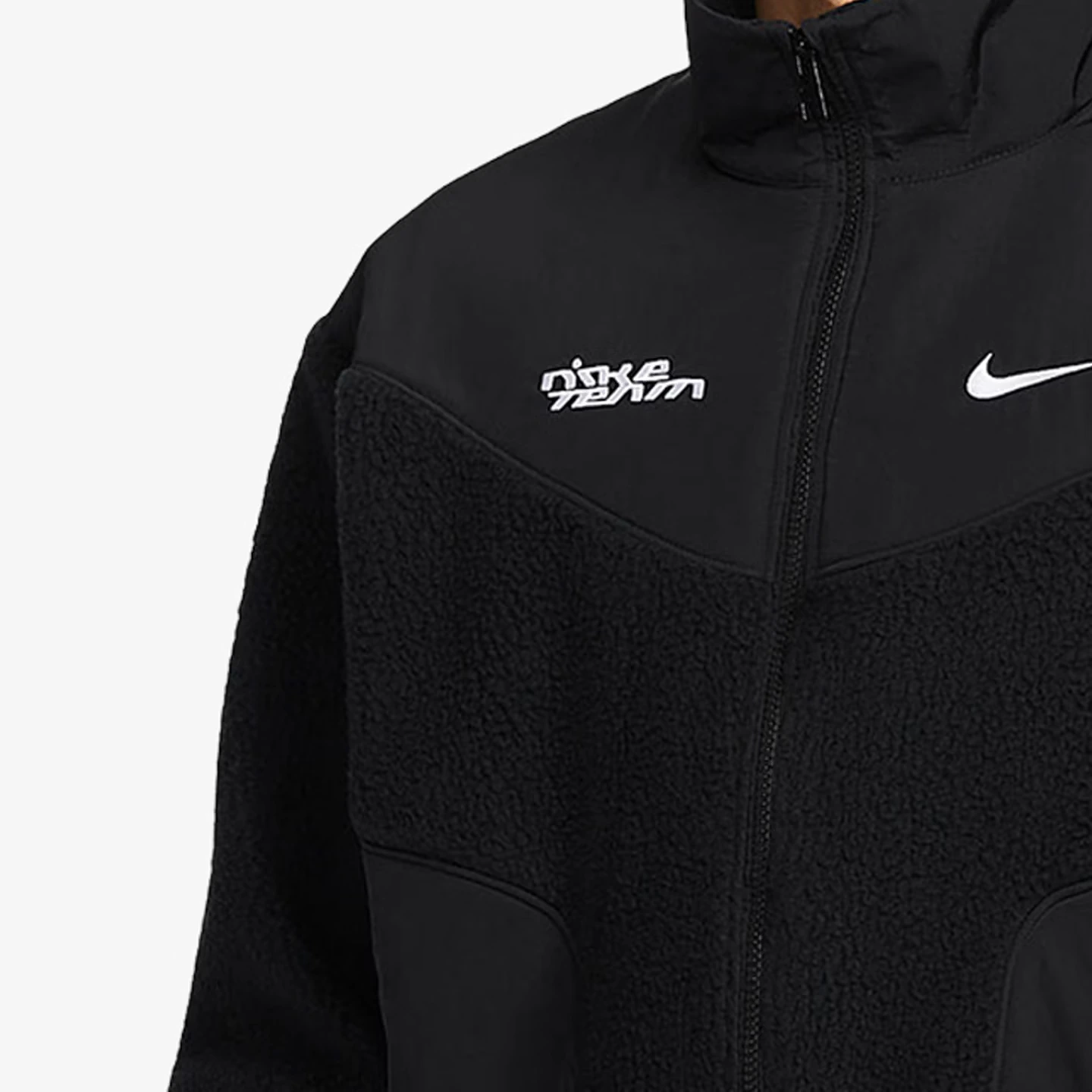Nike Jackets Black Stand Collar Moderate