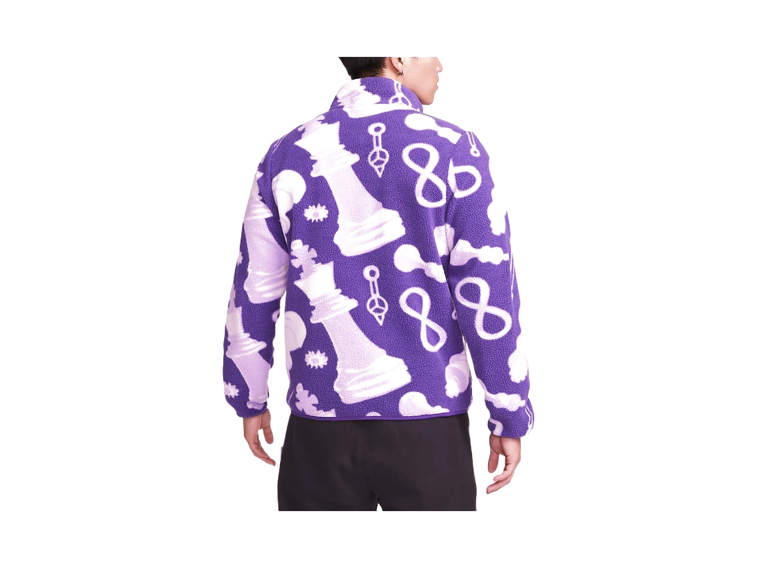 Nike Jackets Purple Stand Collar