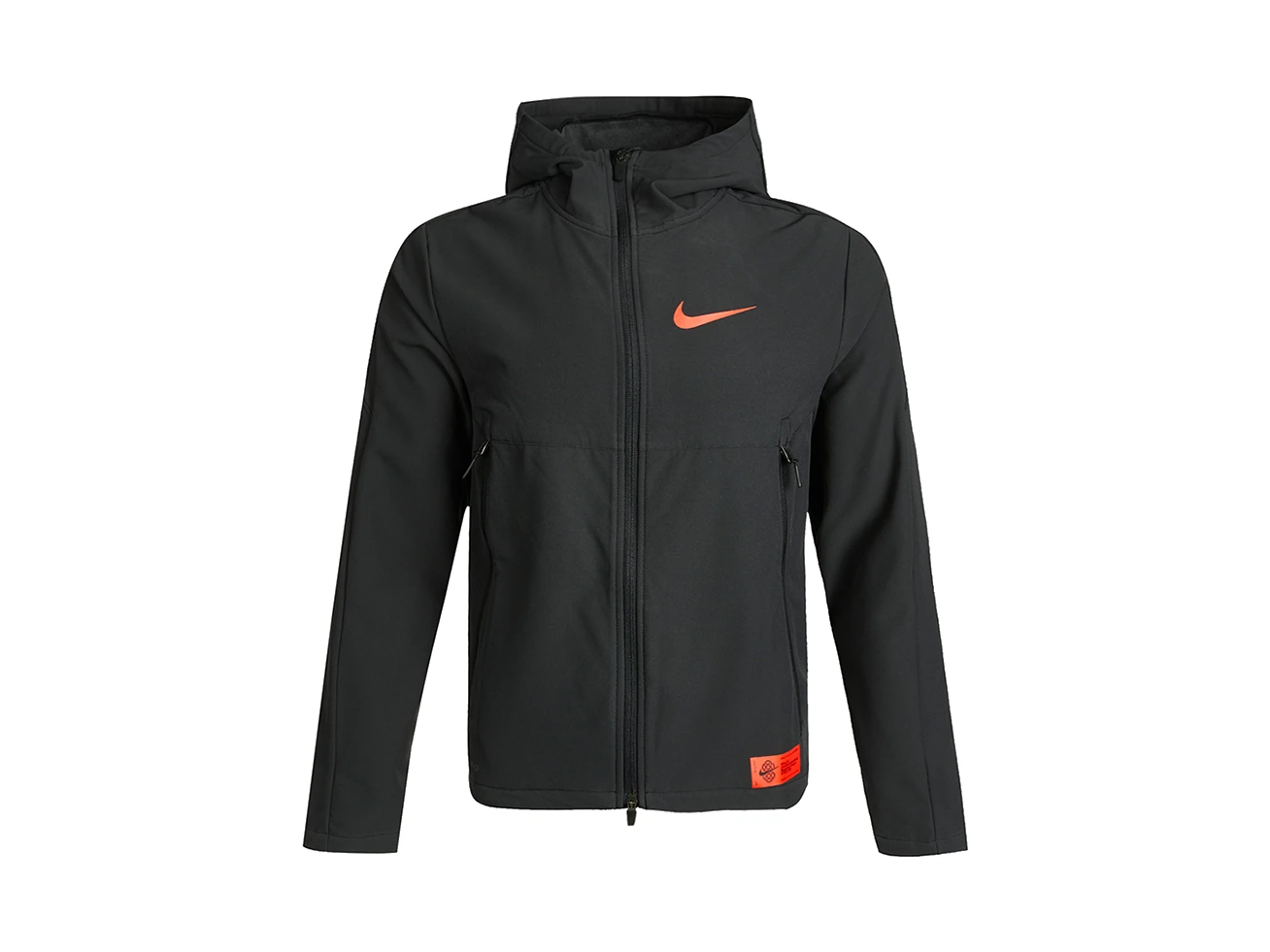 Nike Jackets Black Hooded Thickened