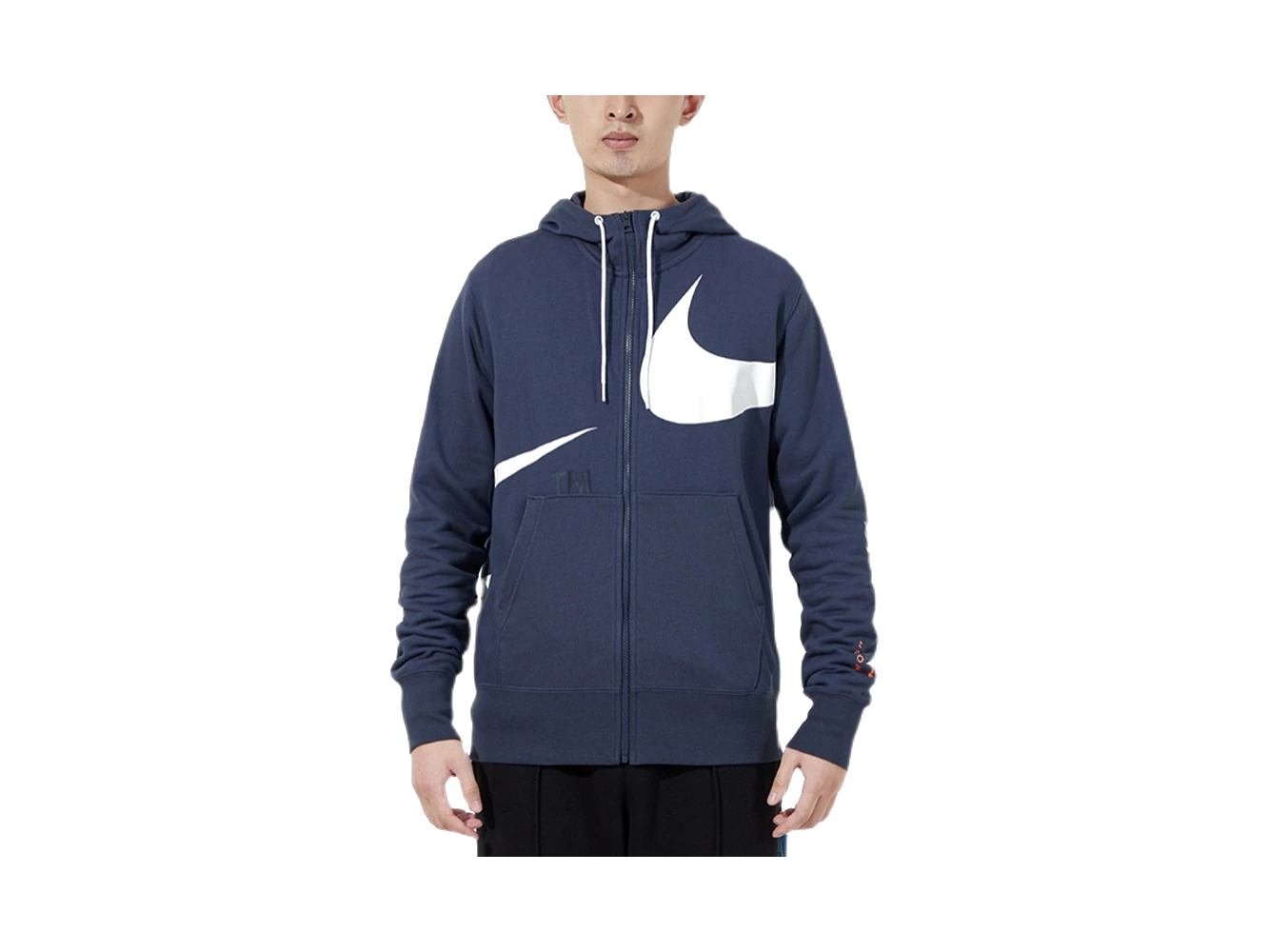 Nike Jackets Navy Blue Hooded
