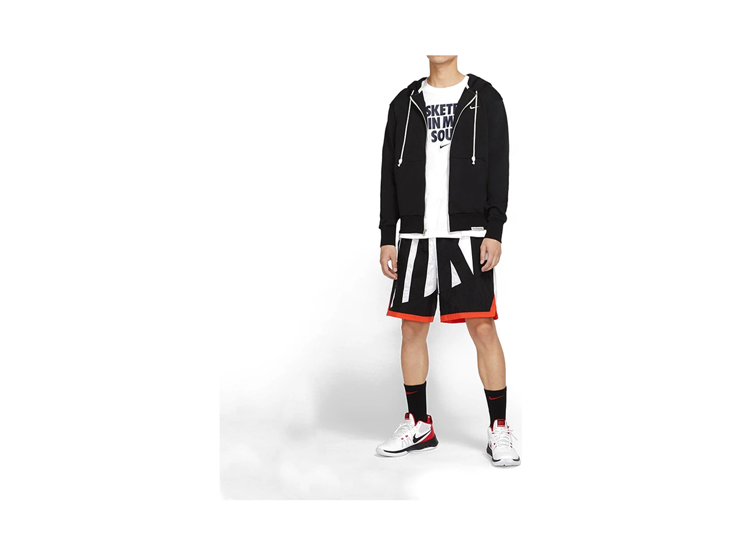 Nike Jackets Black Hooded Moderate Other