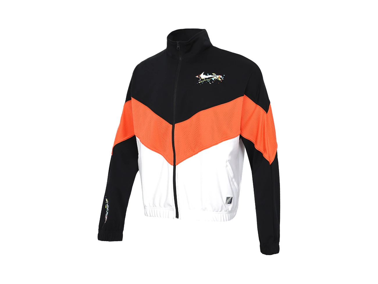Nike Jackets Black Stand Collar Moderate