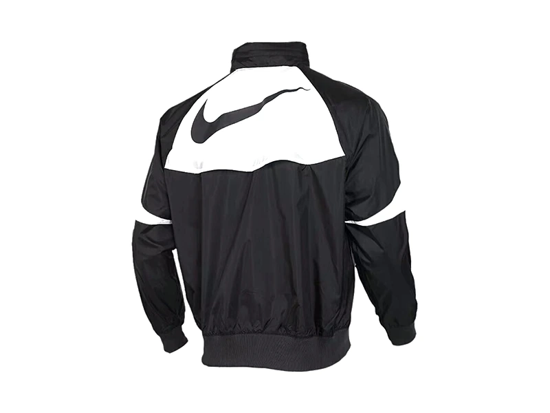 Nike Jackets Black White Stand Collar