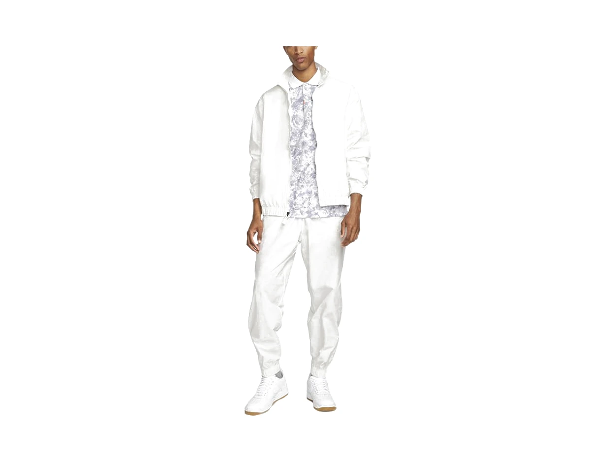 Nike Jackets White Stand Collar Moderate