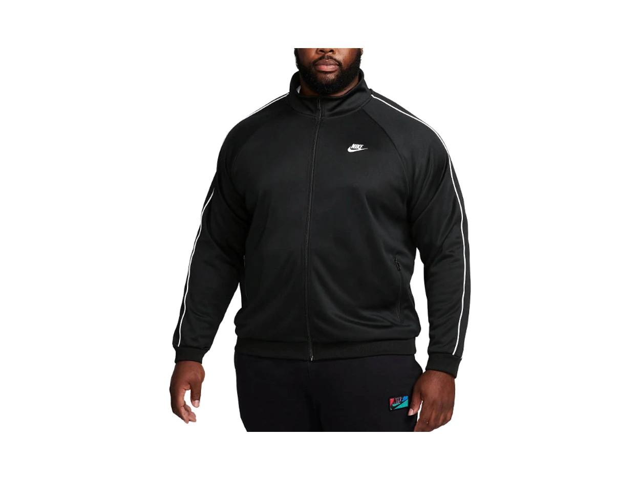 Nike Jackets Black Stand Collar Moderate