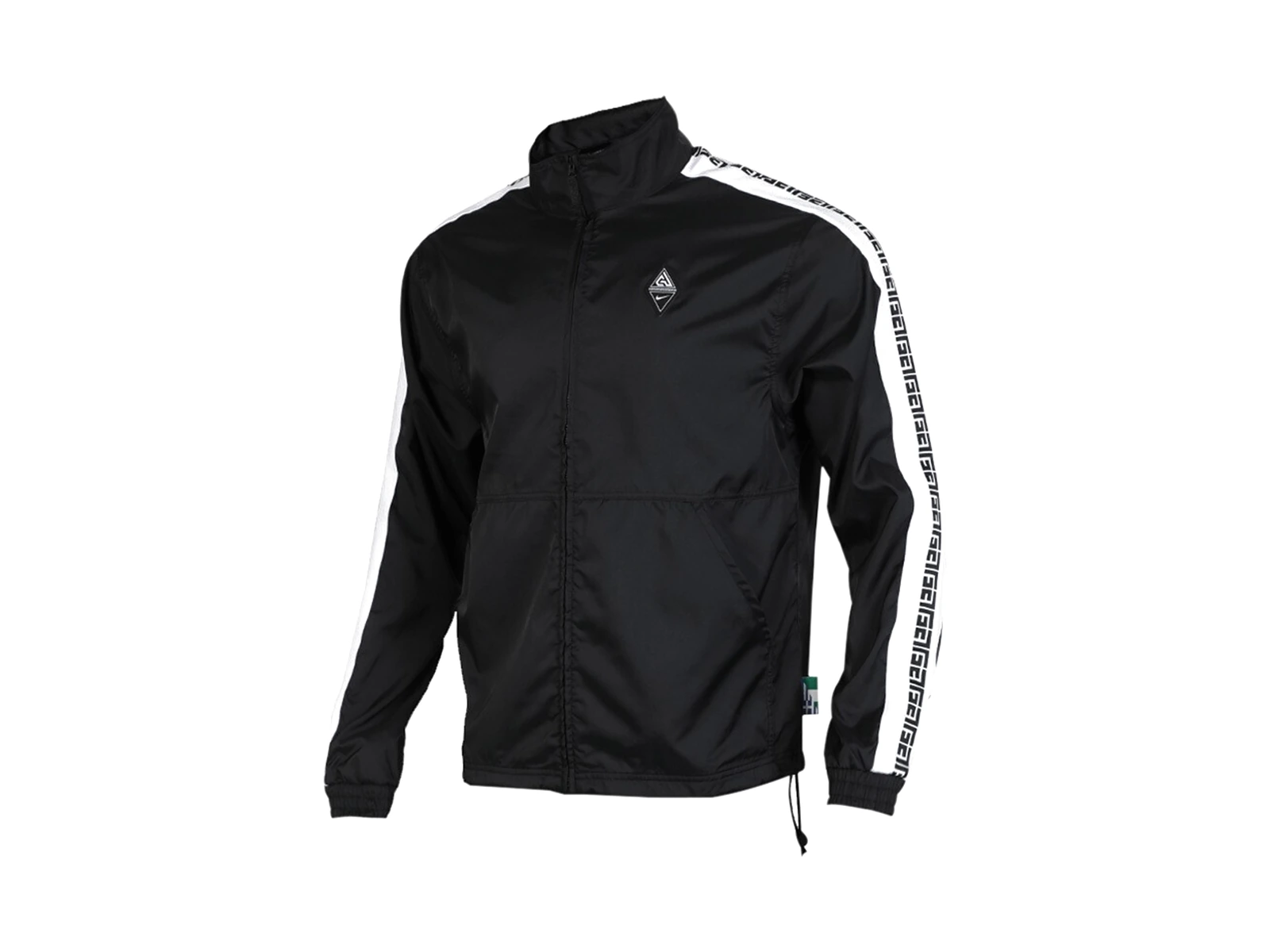 Nike Jackets Black Stand Collar Moderate