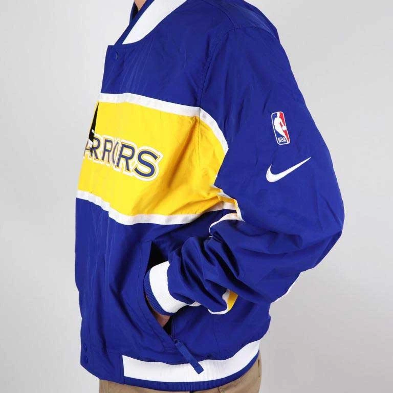 Nike colourblock-design bomber jacket