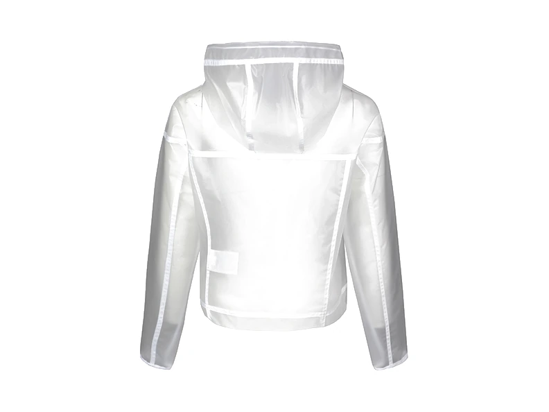 Nike logo print sheer jacket