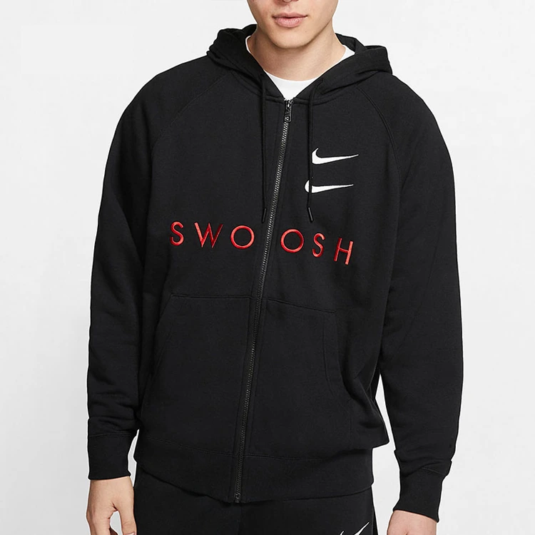 Nike Jackets Black Hooded