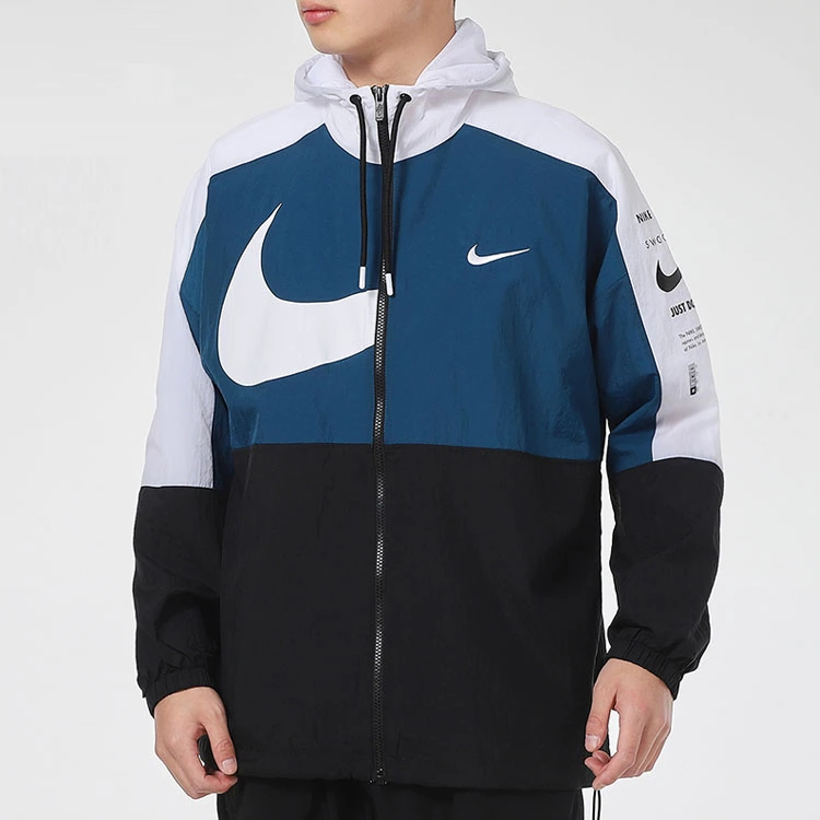 Nike Jackets Blue Hooded