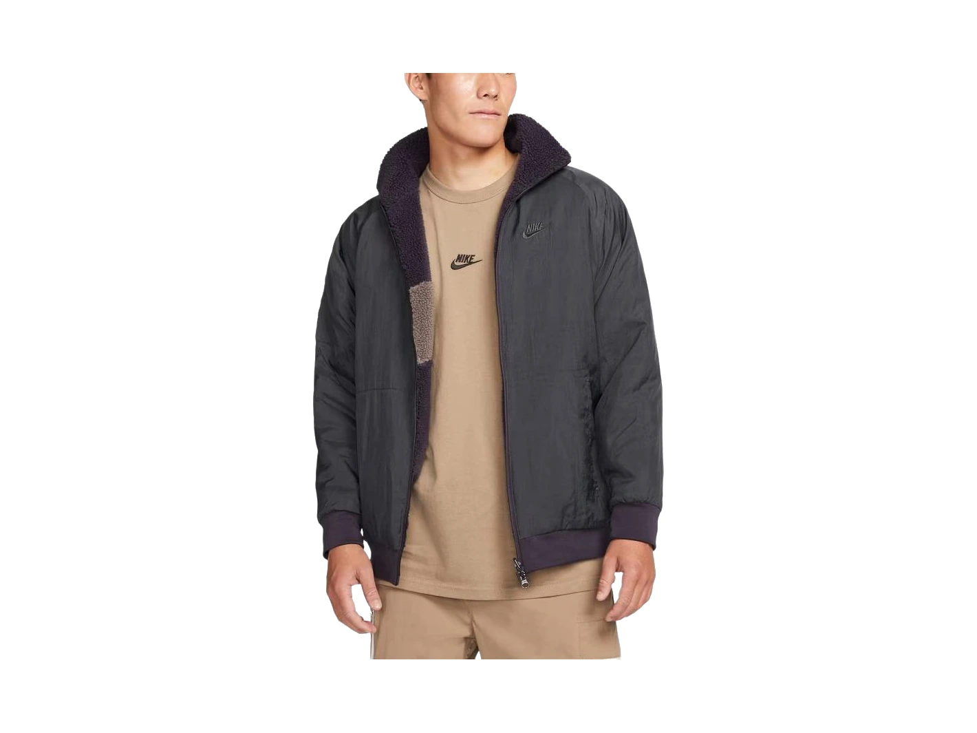 Nike Big Swoosh Reversible Boa Jacket