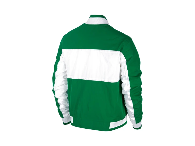 Nike Jackets Green Baseball Collar
