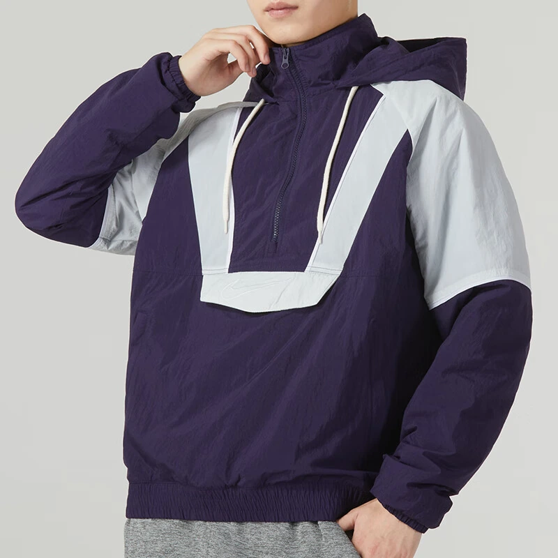 Nike Jackets Dark Blue Hooded Moderate