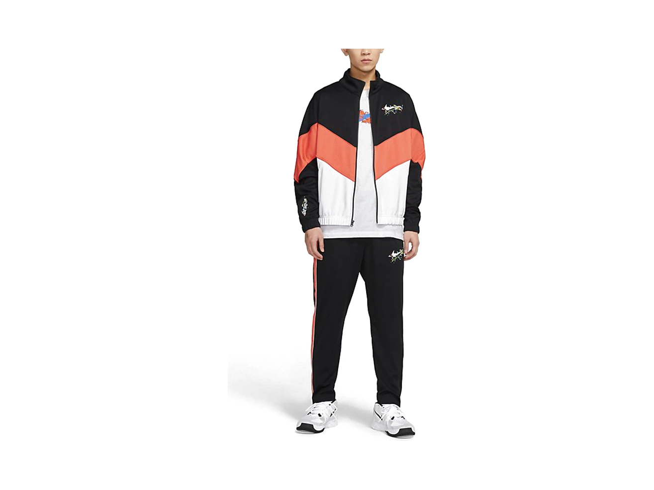 Nike Jackets Black Stand Collar Moderate