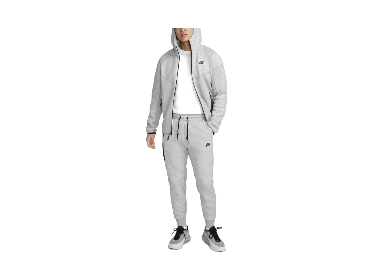 Nike Jackets Gray Hooded