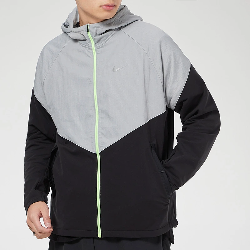 Nike Jackets Black Gray Hooded