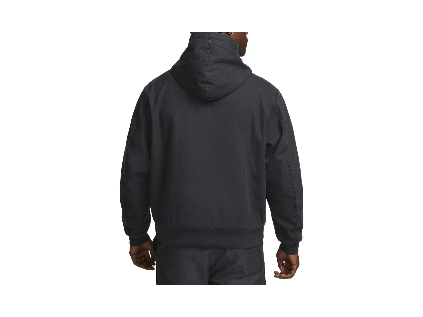 Nike Logo Print Zip-Up Hooded Jacket