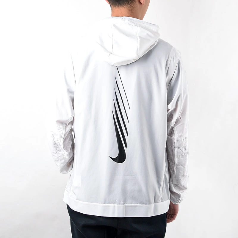 Nike Jackets White Hooded Moderate Other
