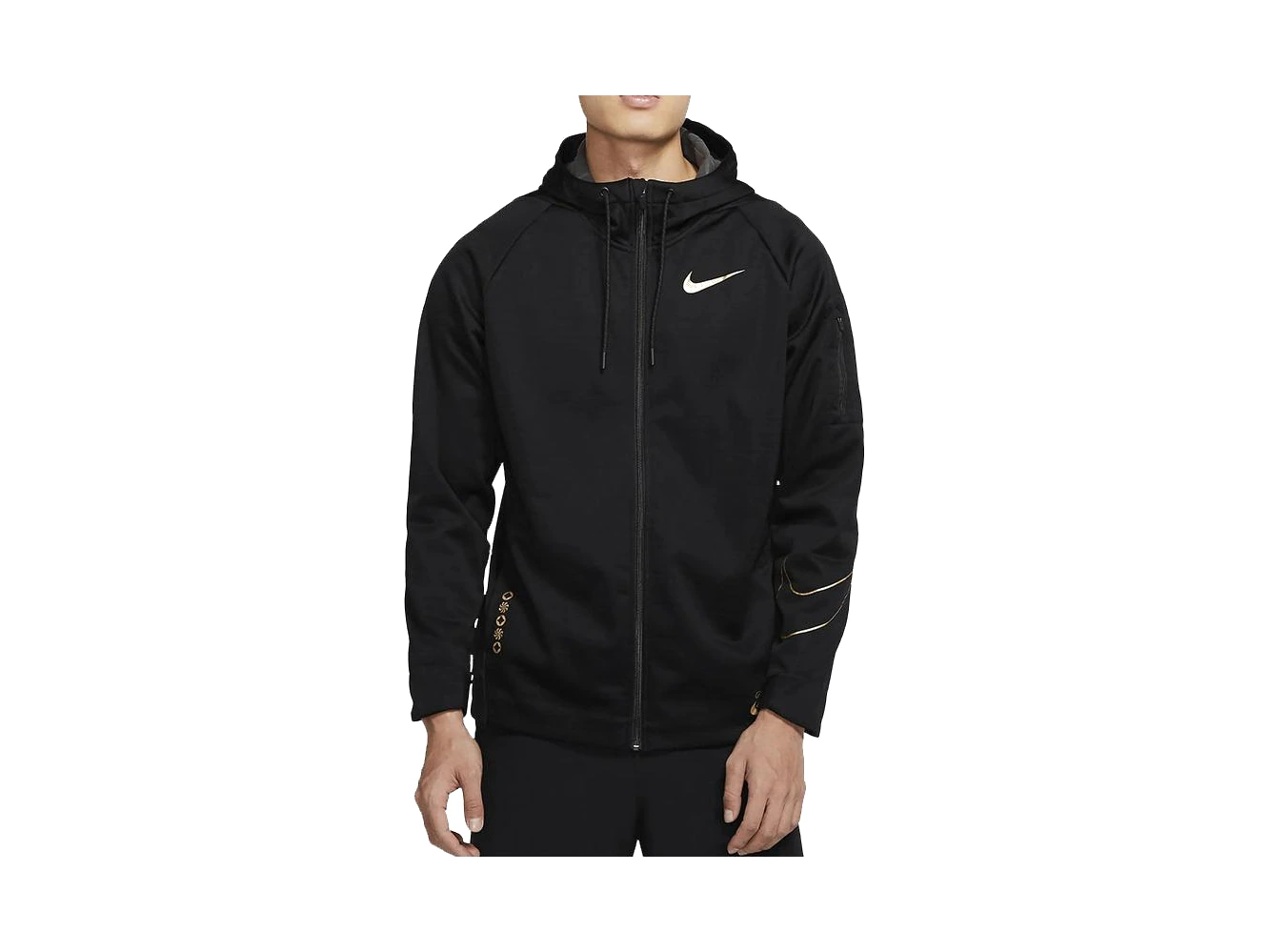 Nike Jackets Black Hooded
