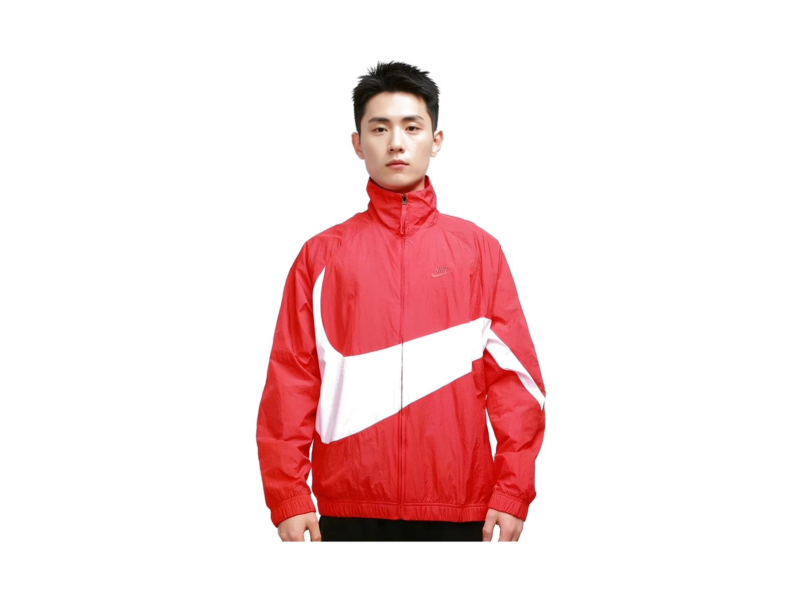 Nike Jackets University Red Stand Collar
