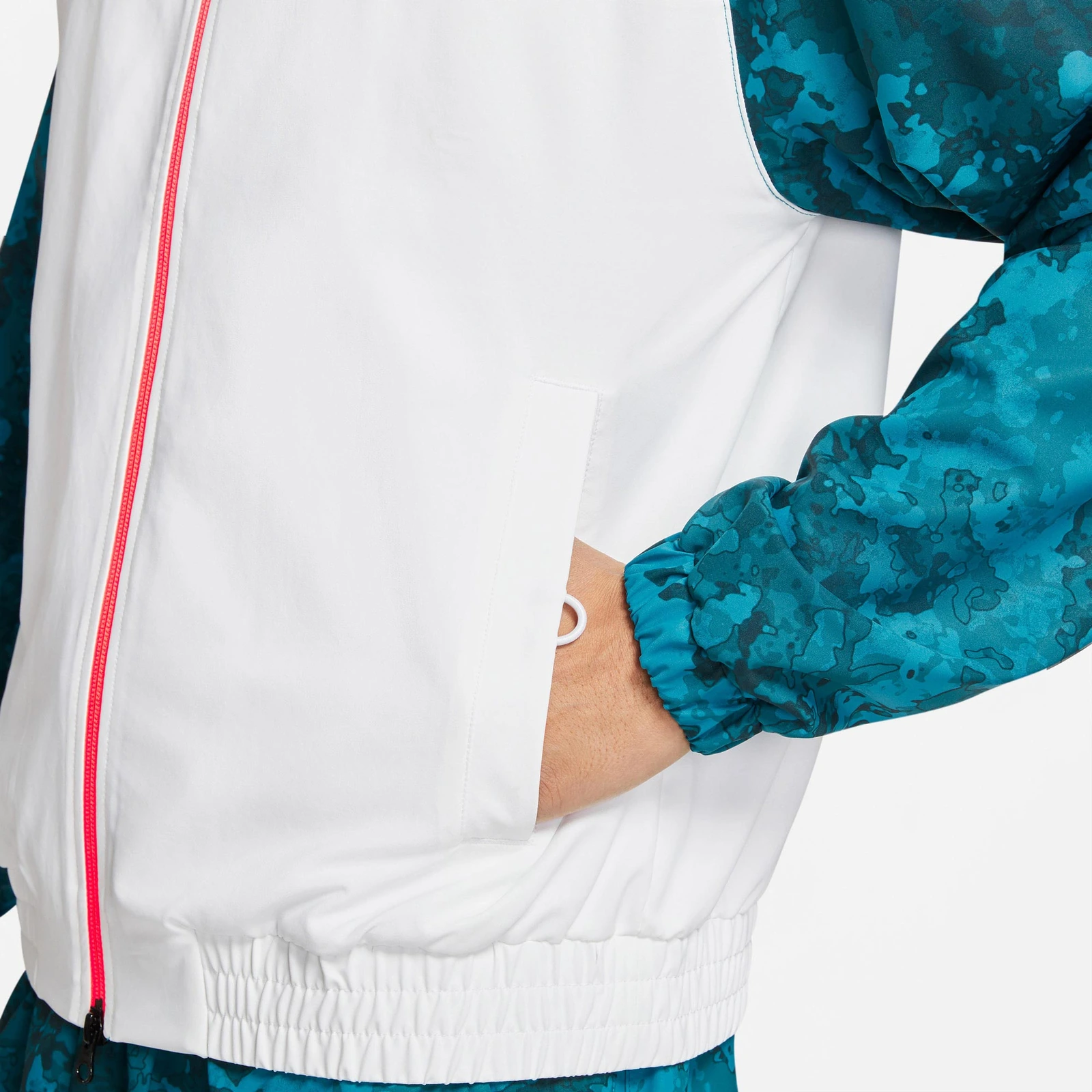Nike Jackets Abyss Green Stand Collar