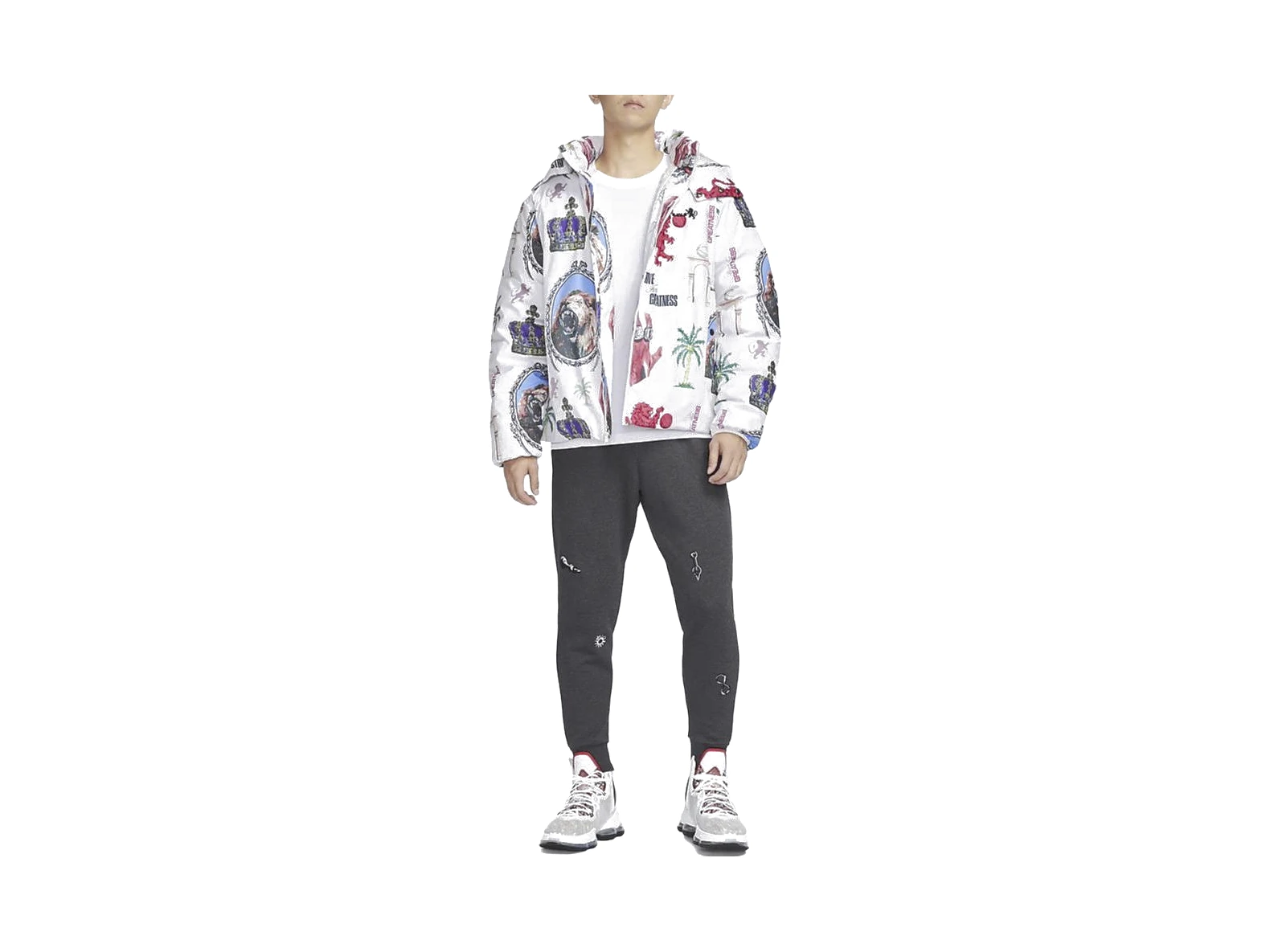 Nike Jackets White Hooded