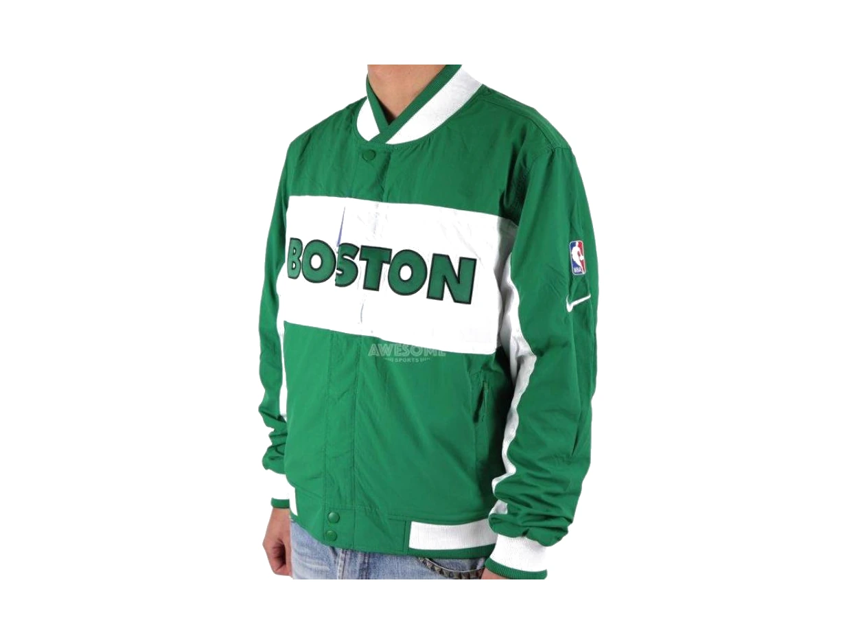 Nike Jackets Green Baseball Collar