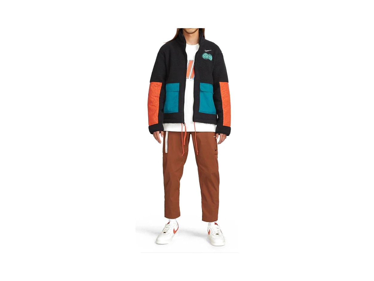 Nike CNY Color Block Logo Print Jacket