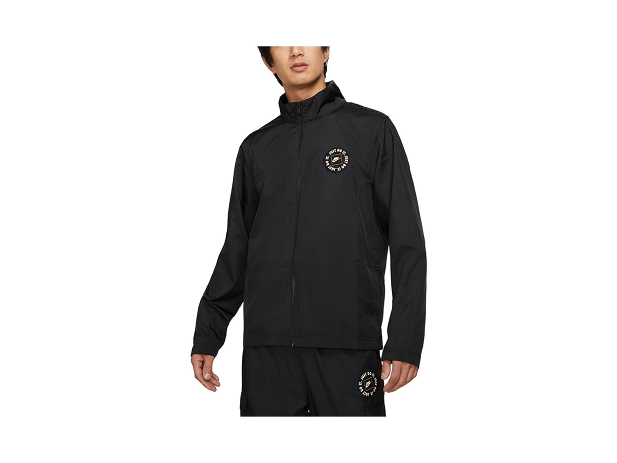 Nike Jackets Black Stand Collar Moderate