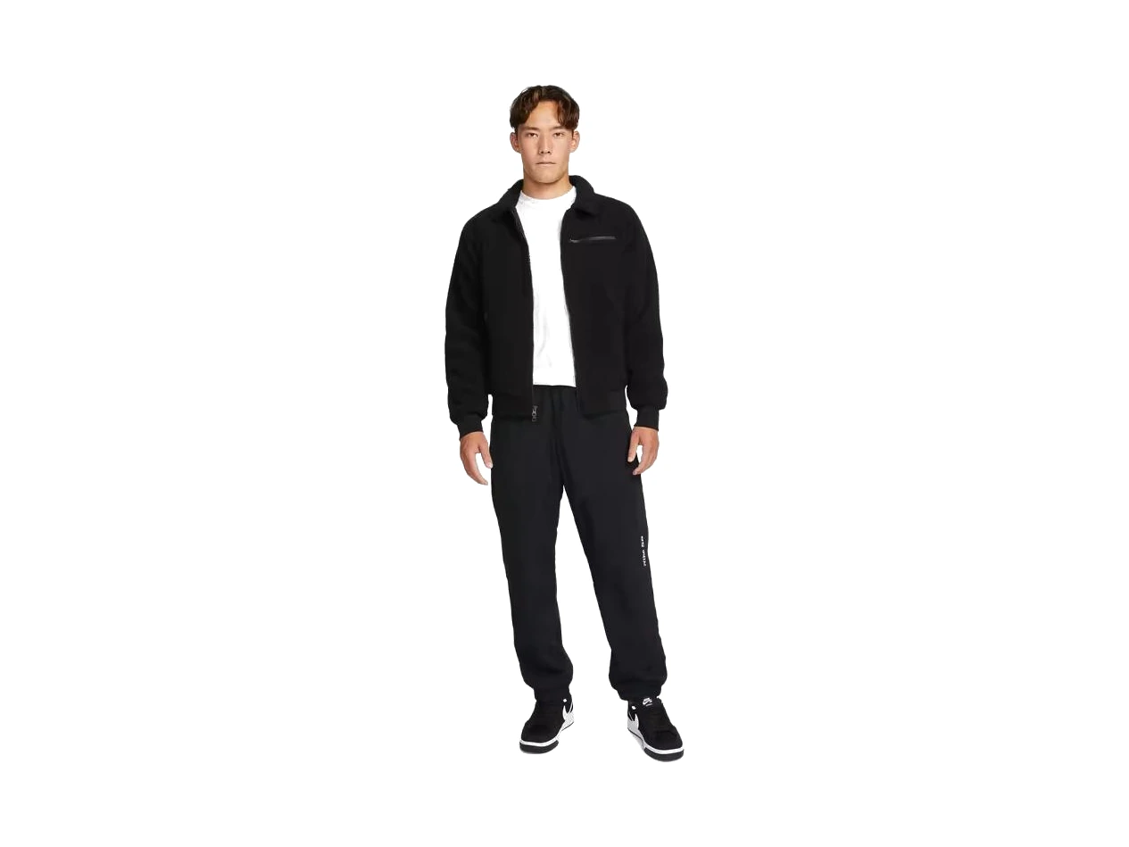 Nike Jackets Black Lapel Moderate