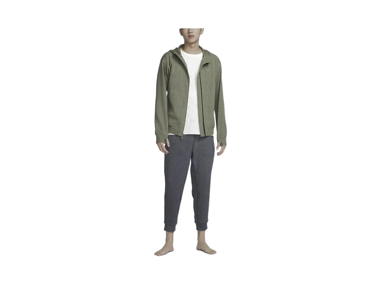 Nike Jackets Khaki Green Hooded Moderate