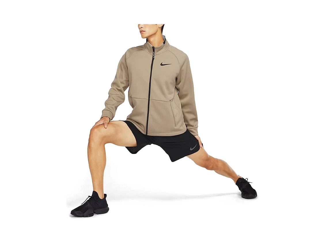 Nike Jackets Khaki Stand Collar Moderate